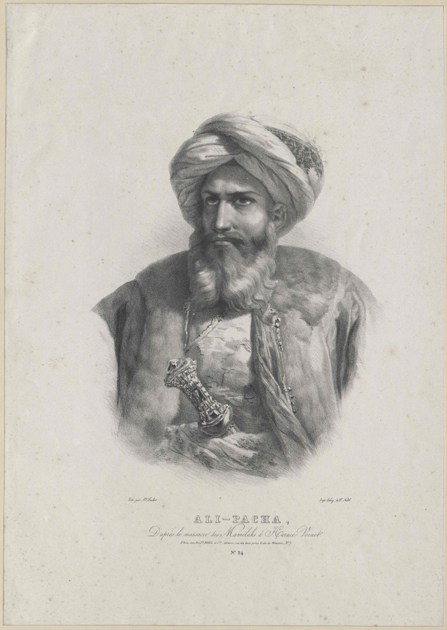 Mehemed Ali bashaw（印刷品） 作者 艺术家未知