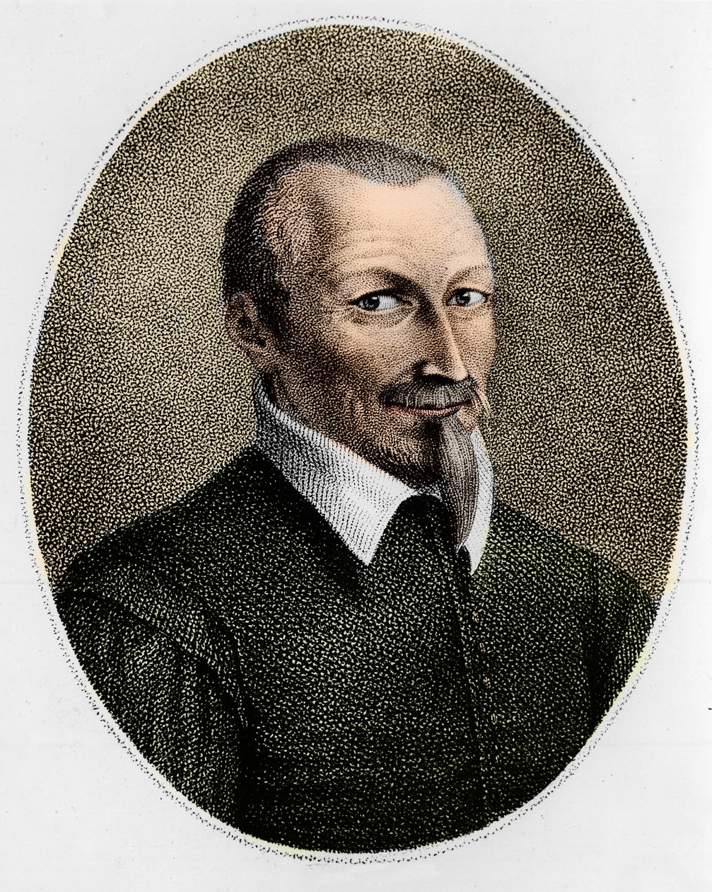 法国农学家奥利维耶-德-塞雷斯（Olivier De Serres）肖像。 作者 艺术家未知