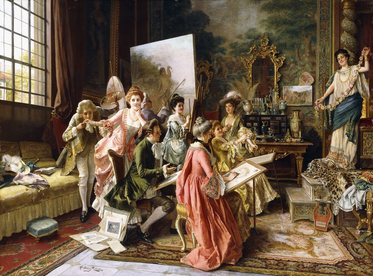 美术课 作者 阿图罗·里奇（Arturo Ricci）