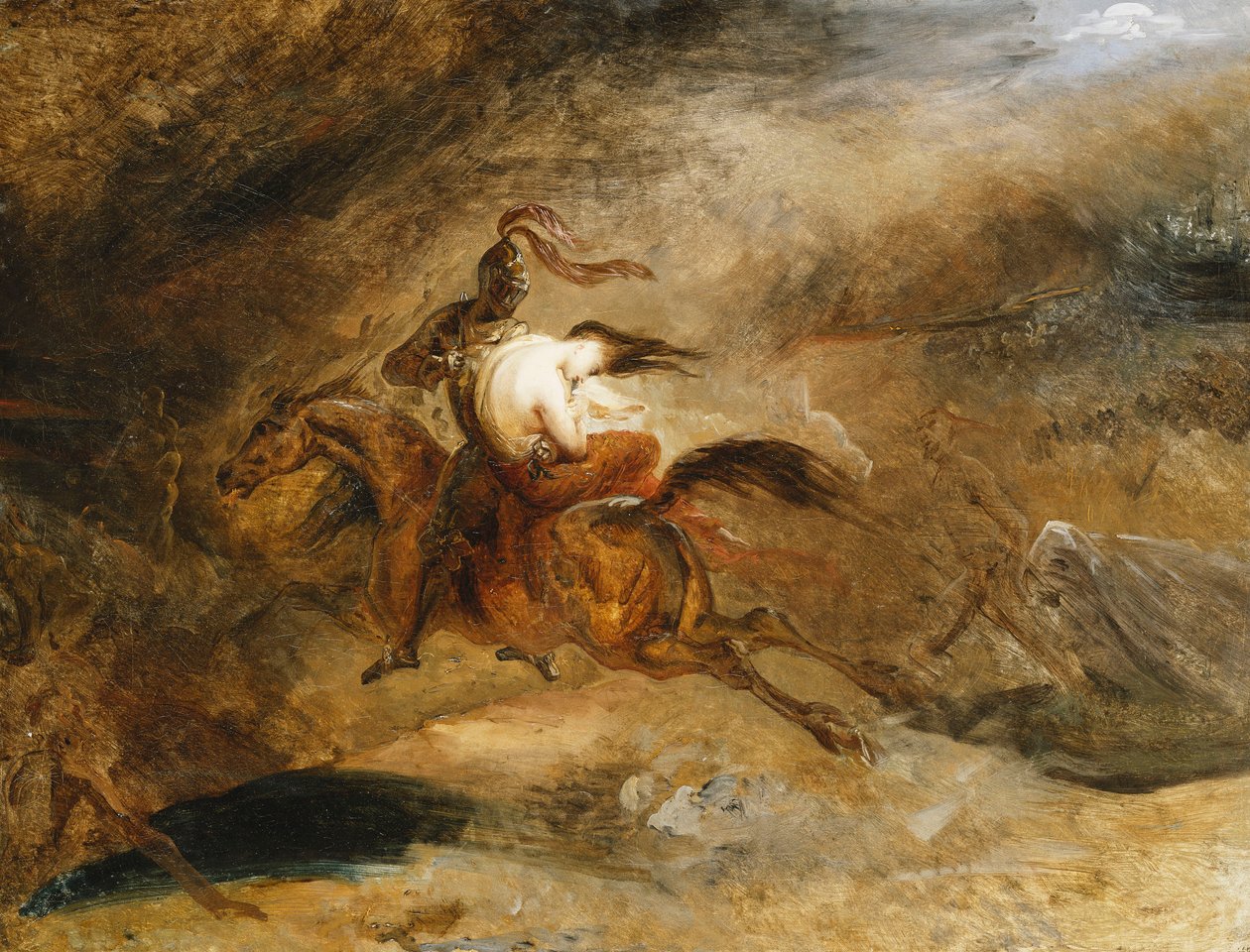 莱诺（Lenore），《死者复活》 作者 艾瑞·谢弗（Ary Scheffer）