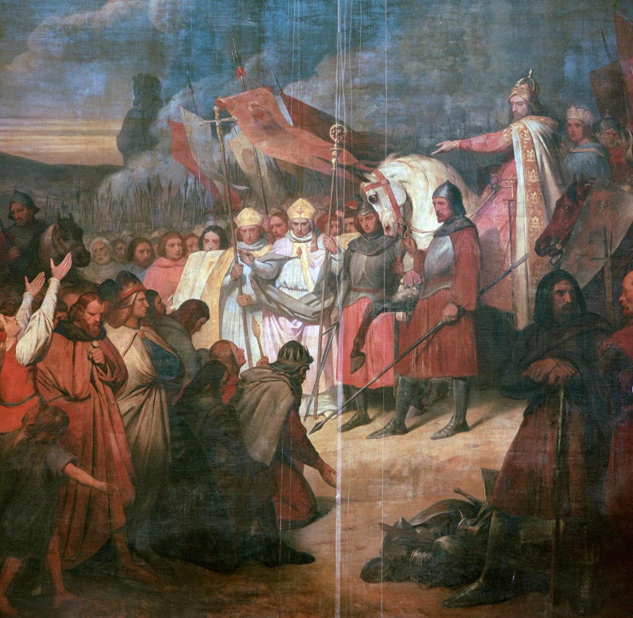 查理曼大帝的绘画，8世纪 作者 艾瑞·谢弗（Ary Scheffer）