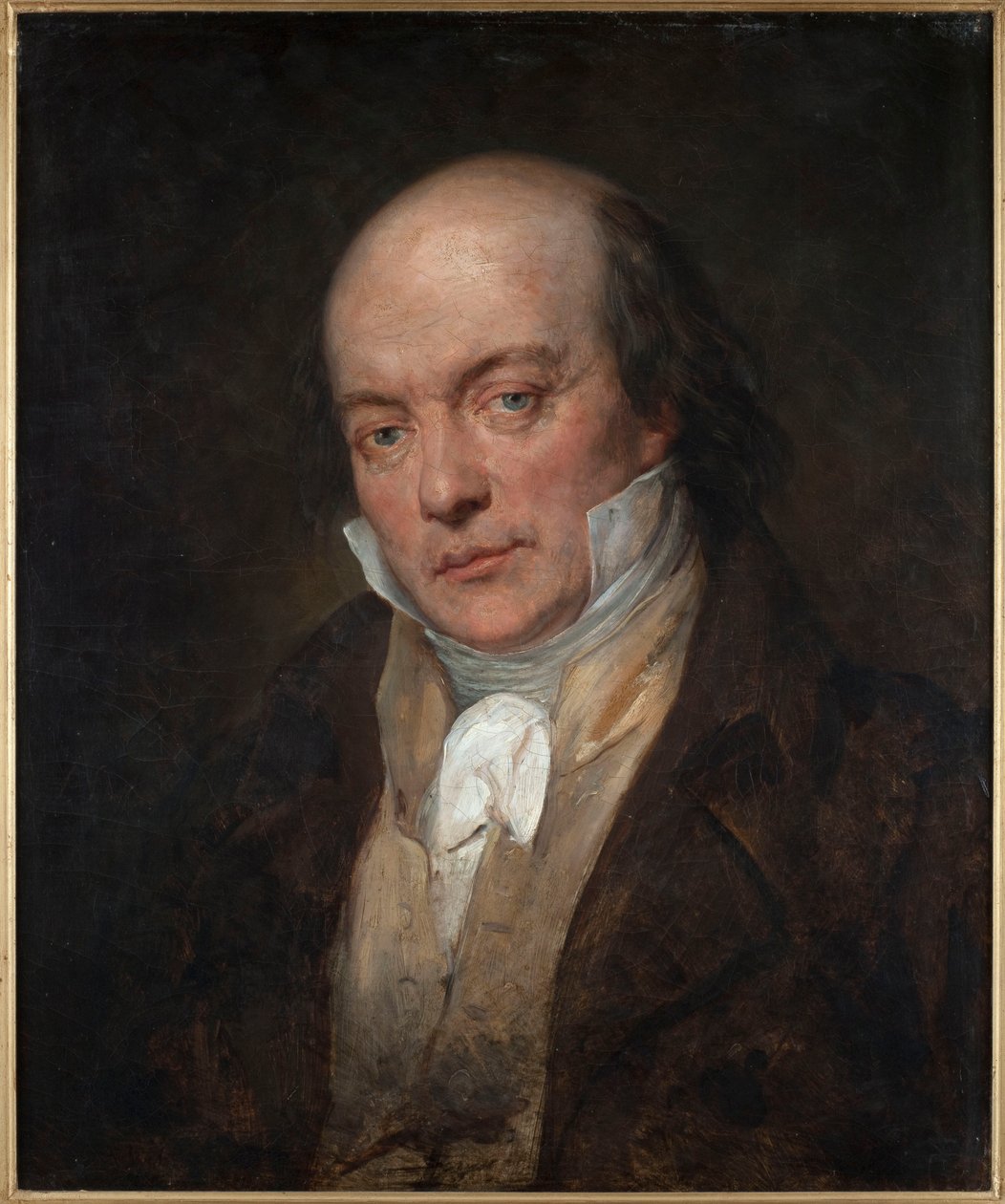 皮埃尔-让-德-贝朗热1780-1857的肖像，1828年。 作者 艾瑞·谢弗（Ary Scheffer）