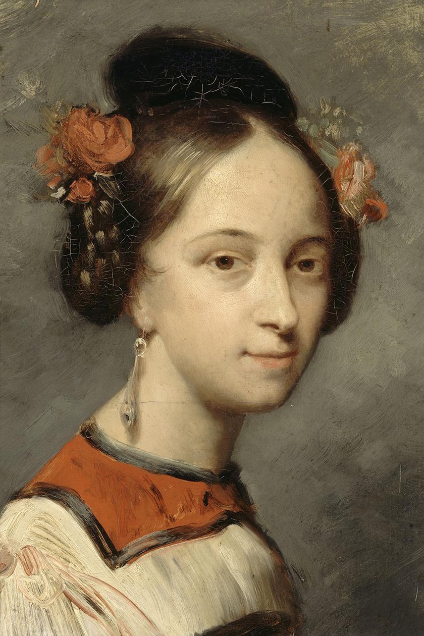 芭蕾舞女演员玛丽·塔格里奥尼的肖像 作者 艾瑞·谢弗（Ary Scheffer）