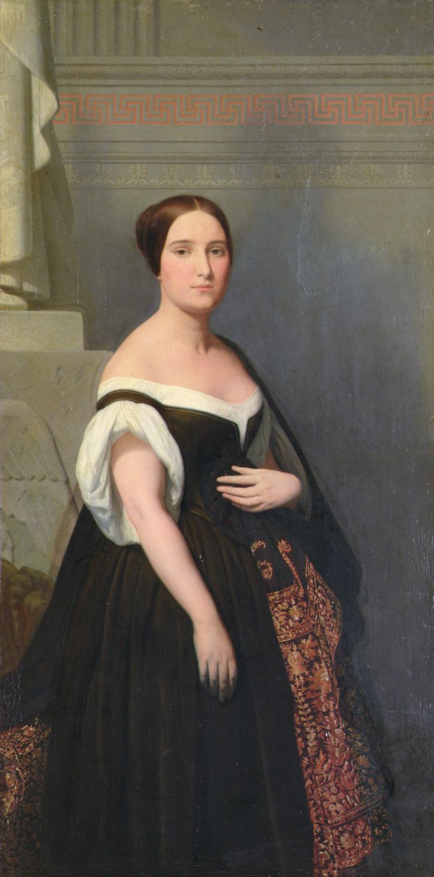 玛蒂尔德公主 (1820-1904)（布面油画） 作者 艾瑞·谢弗（Ary Scheffer）