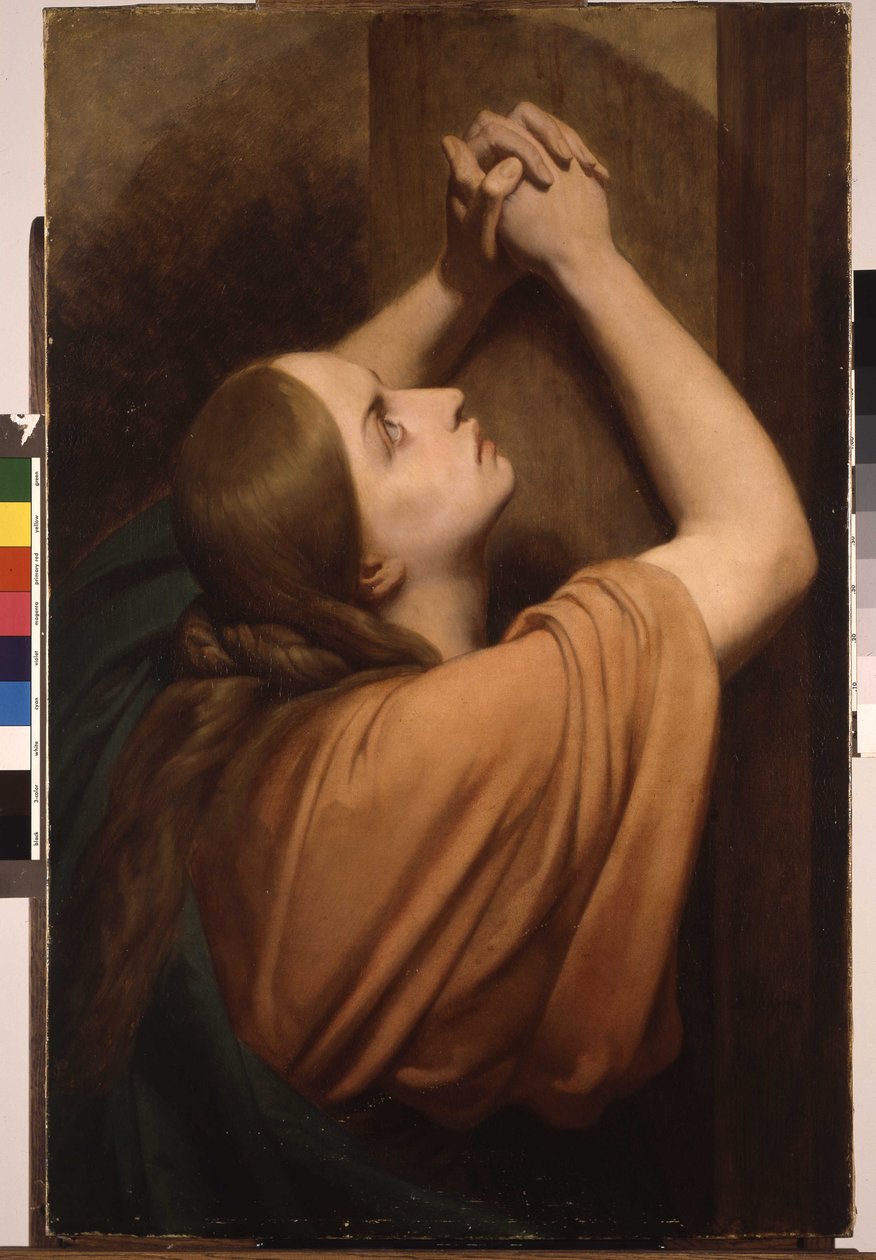 十字架脚下的圣玛丽抹大拉 作者 艾瑞·谢弗（Ary Scheffer）