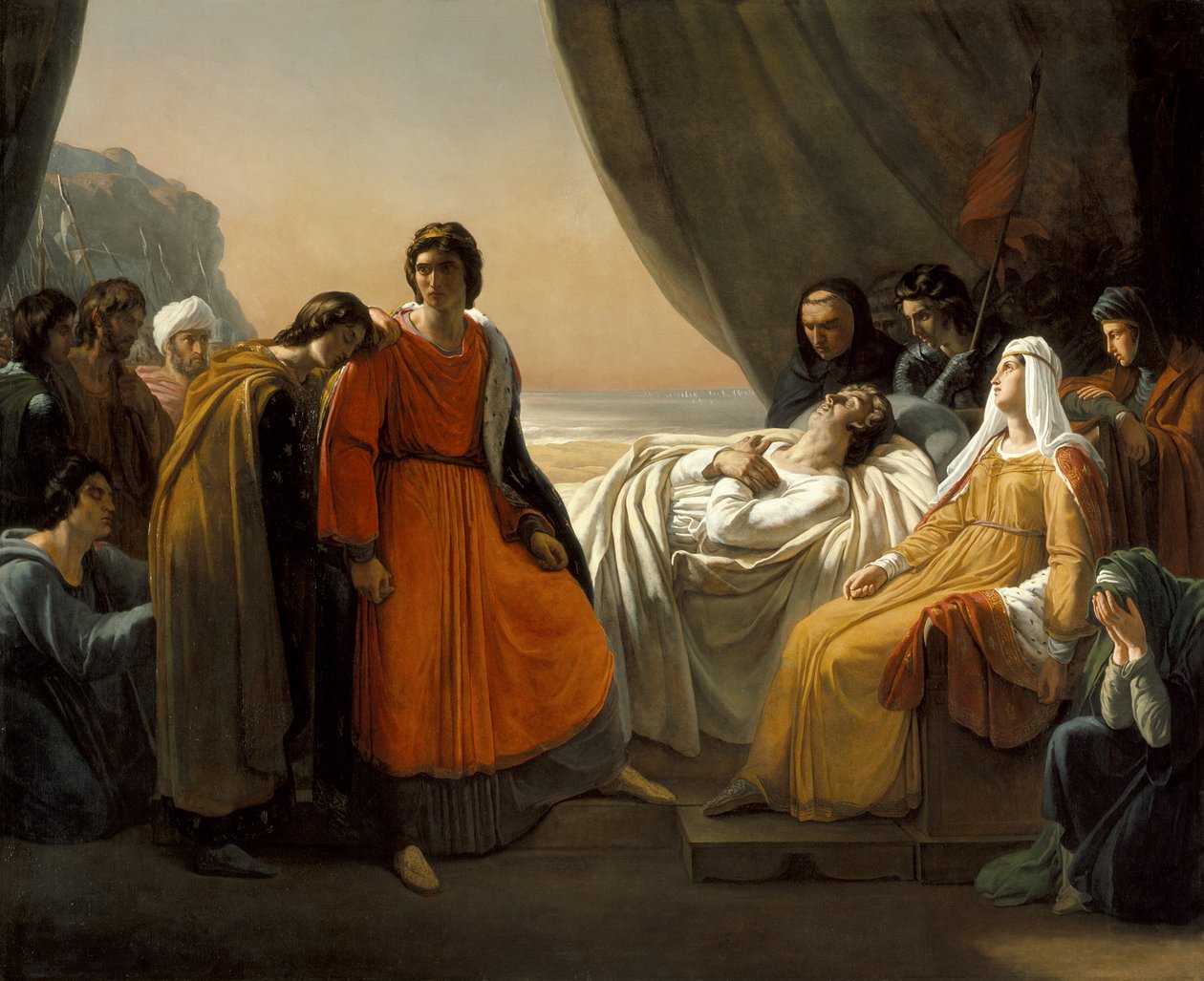 圣路易斯之死c。 1817年 作者 艾瑞·谢弗（Ary Scheffer）