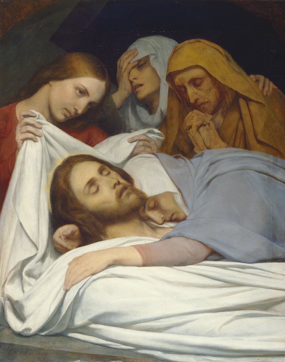 坟墓里的圣女们 作者 艾瑞·谢弗（Ary Scheffer）