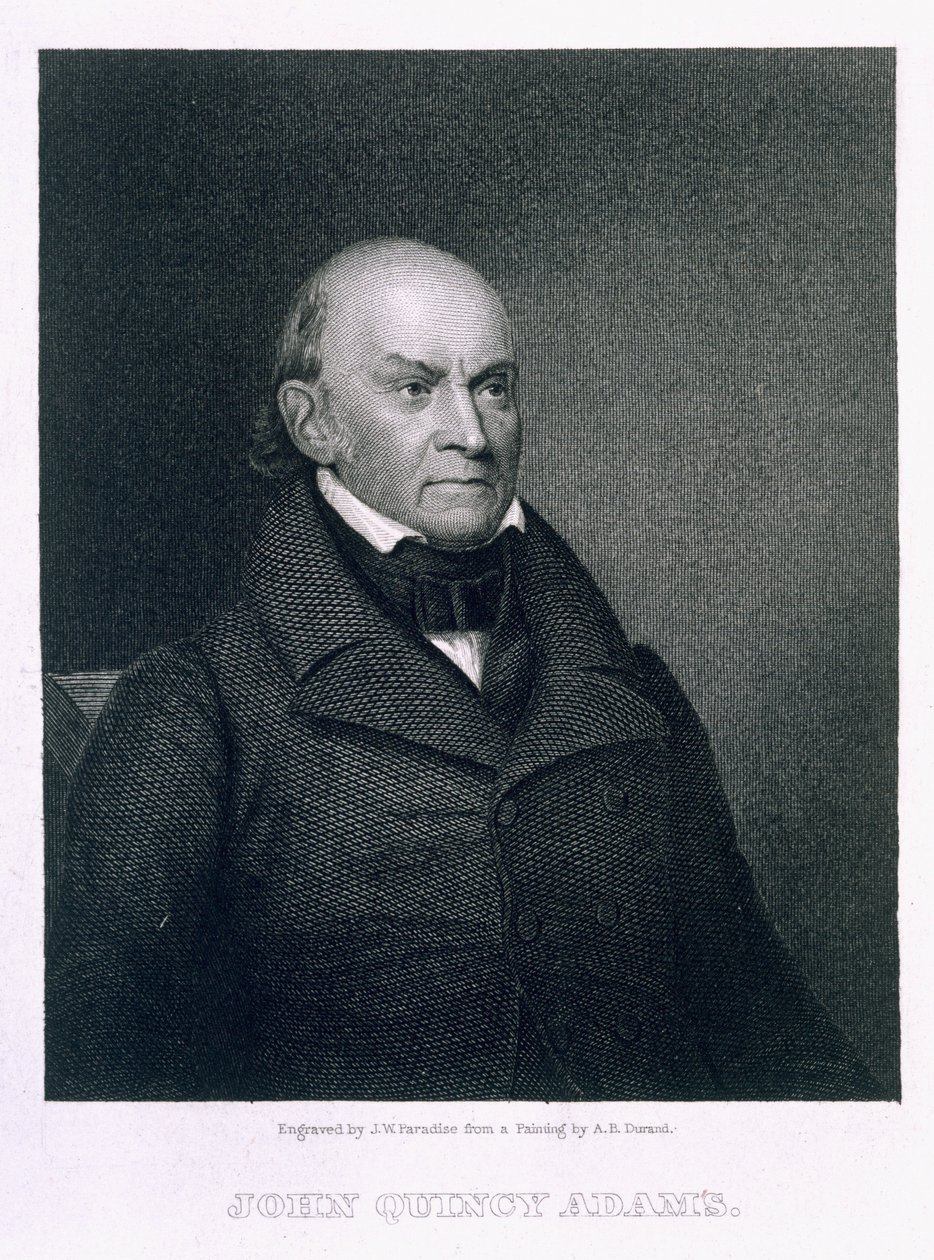 John Quincy Adams，John Wesley Paradise（1809-62） 作者 阿舍·布朗·杜兰德