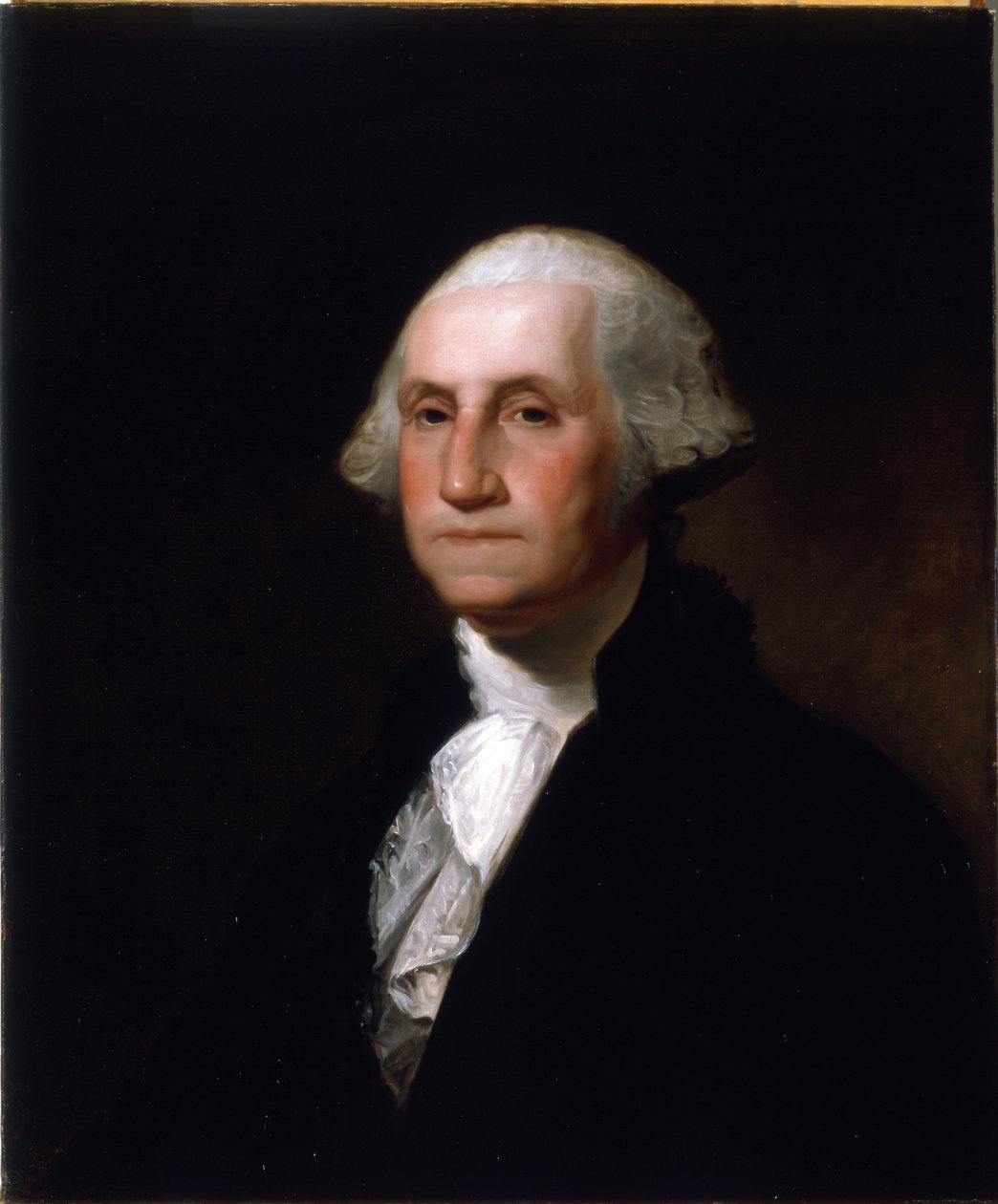 乔治·华盛顿的肖像，在吉尔伯特·斯图尔特（Gilbert Stuart，1755-1828）的绘画之后（见149687对） 作者 阿舍·布朗·杜兰德