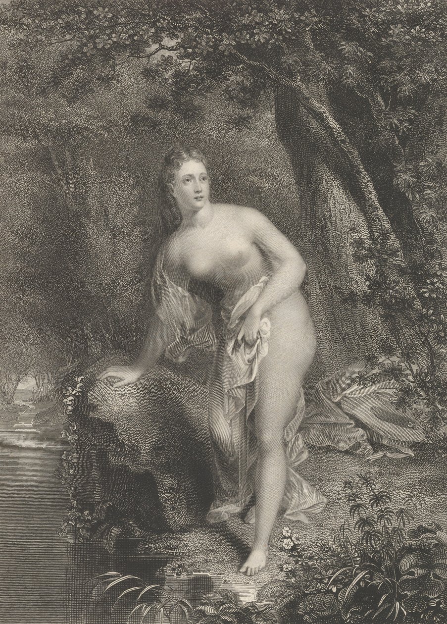 Musidora, 1825. 作者 阿舍·布朗·杜兰德