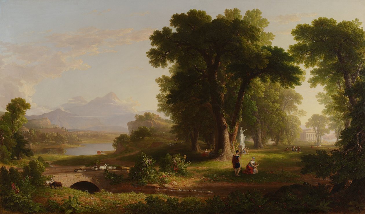 生命的早晨，1840年 作者 阿舍·布朗·杜兰德