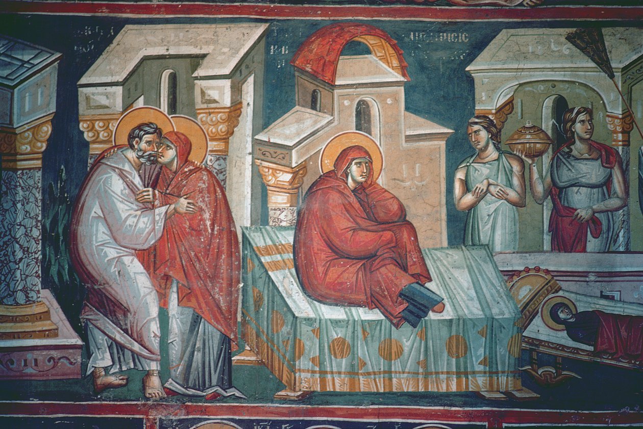 圣母的诞生 作者 Astrapas和Eutychios