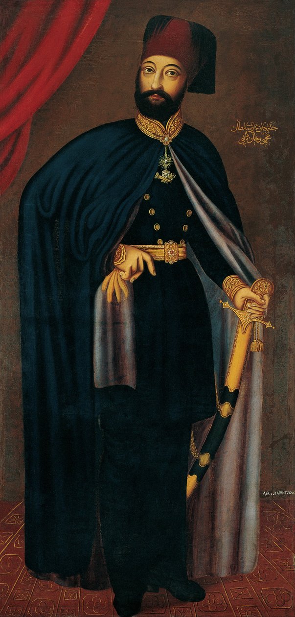 苏丹马哈茂德二世 作者 Athanasios Karantzlas