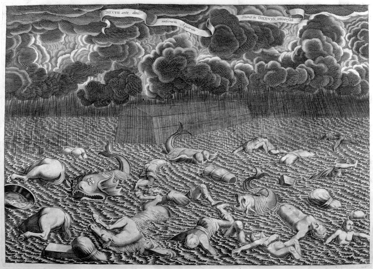 The great flood from Arca Noe 作者 阿塔纳修斯·基歇尔