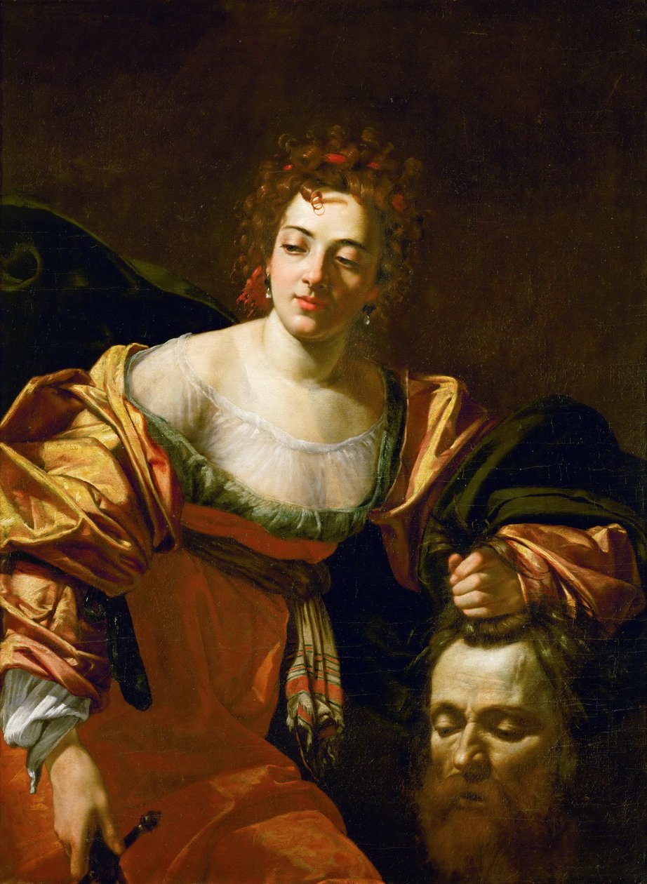 朱迪思和Holofernes的负责人 作者 归因于Simon Vouet