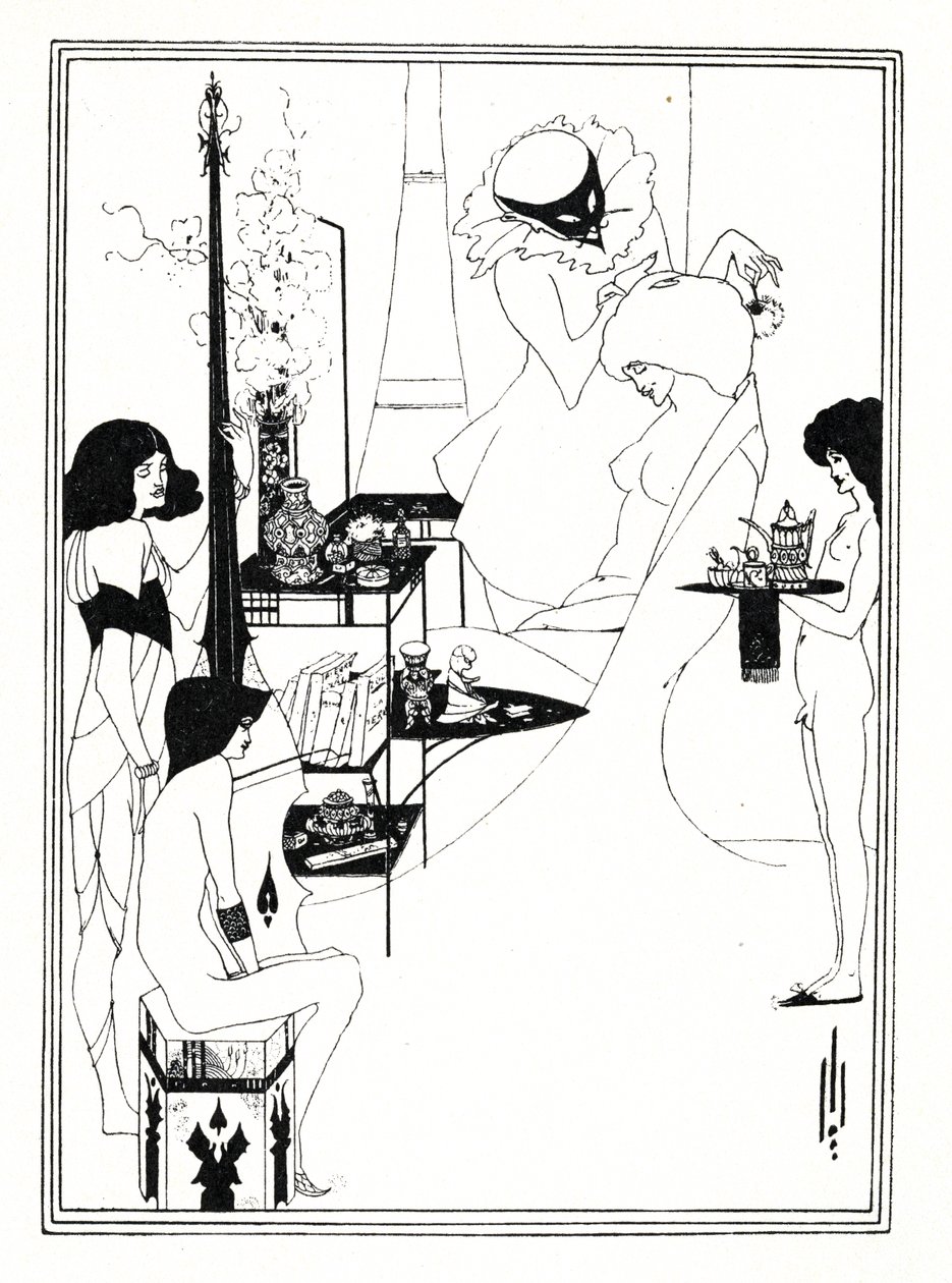 莎乐美的香水，1899年 作者 奥布里·比尔兹利