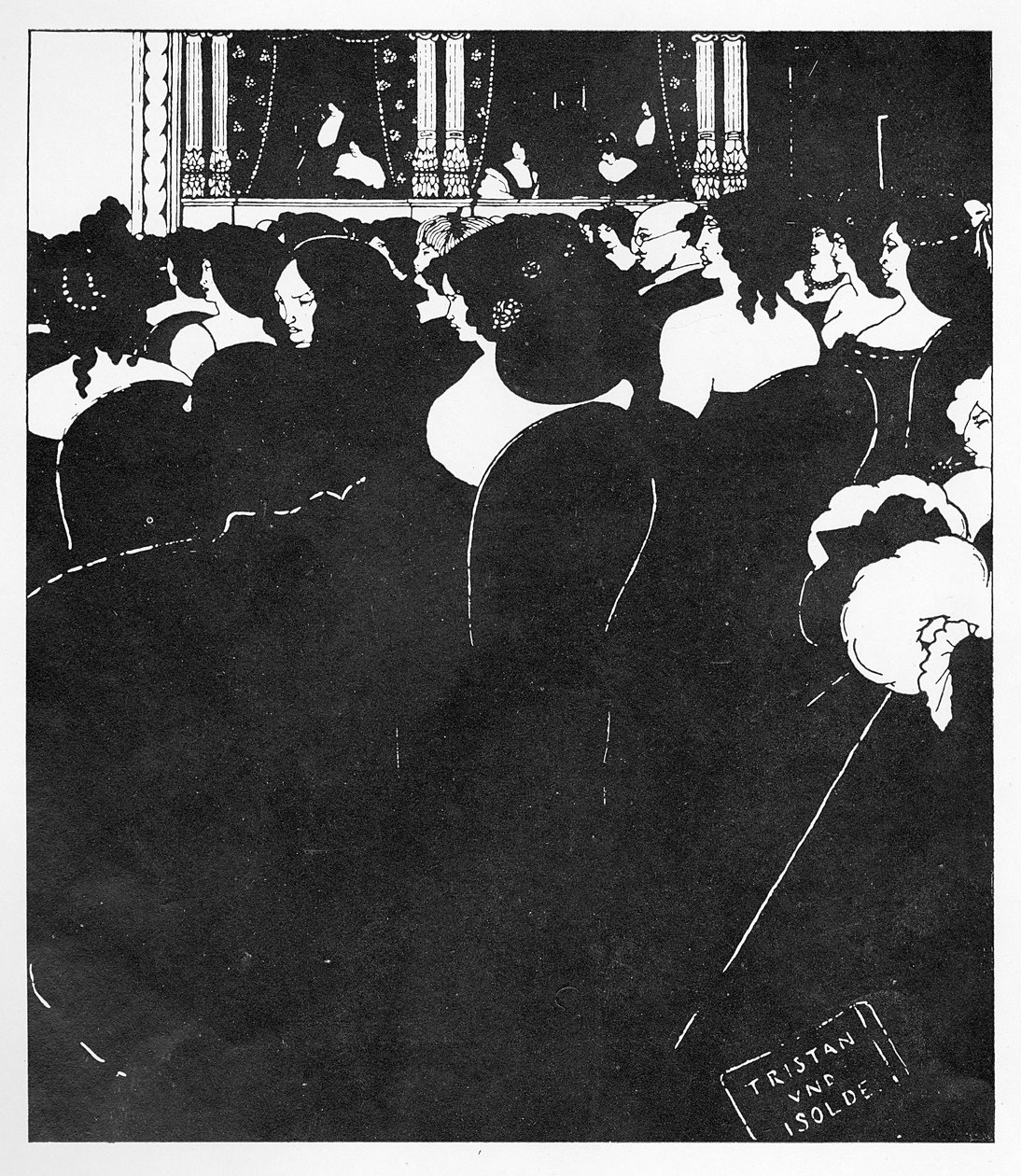 Wagnerites，“黄皮书”中的插图，1894年 作者 奥布里·比尔兹利