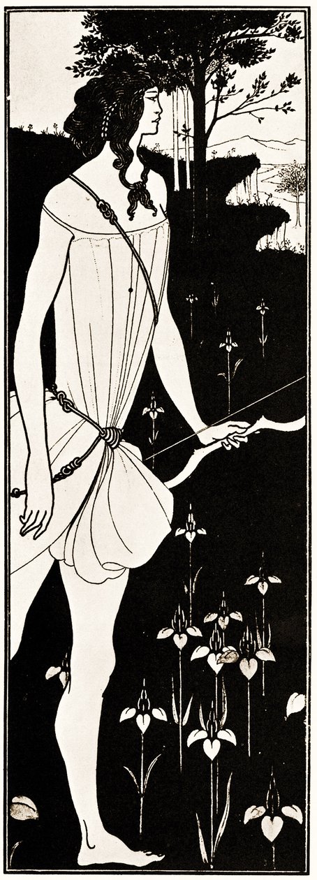 亚特兰大在卡利登，1896年 作者 奥布里·比尔兹利