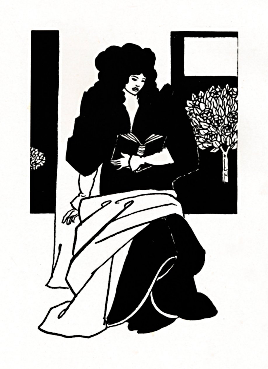 插图出自Morte DArthur，1893-1894，1923年 作者 奥布里·比尔兹利