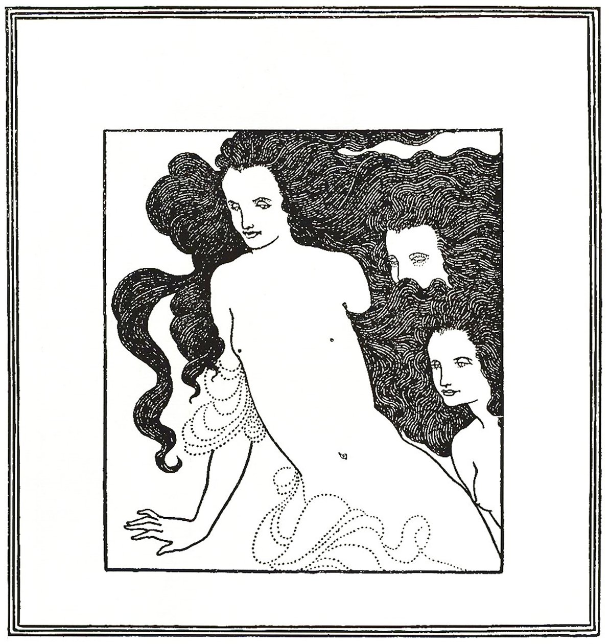 莱茵金的喜剧，1872年的主题 作者 奥布里·比尔兹利