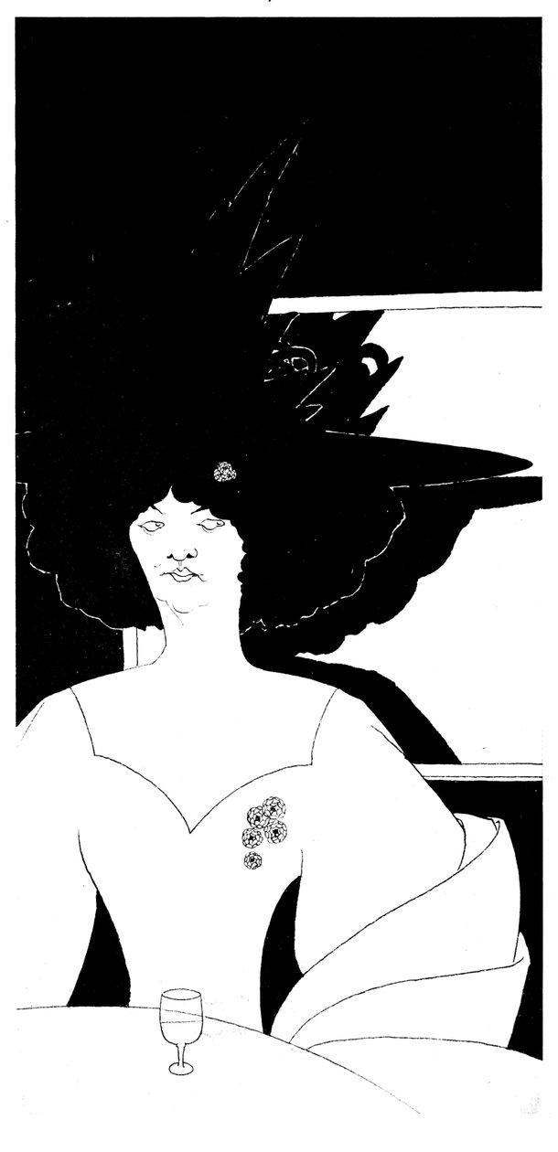 &39;等待&39;，1893年 作者 奥布里·比尔兹利