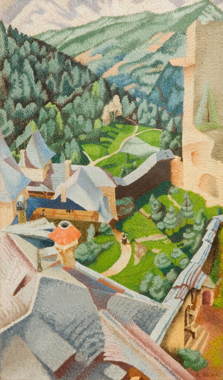 城堡，Finstergrun，1940年。   作者 奥黛丽·韦伯