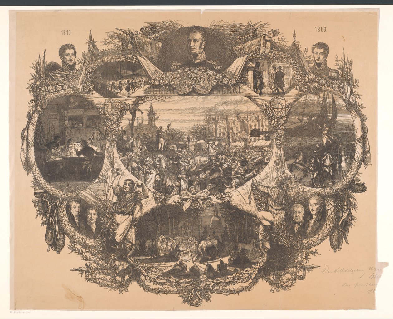 Gedenkplaat bij de novemberfeesten in 1863 作者 八月胡同