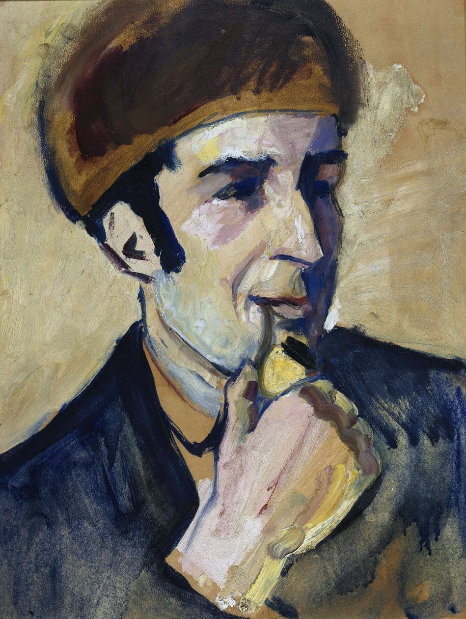 ""Portrait of Franz Marc (1880-1916)"" Peinture d