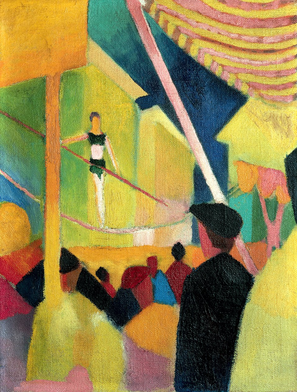 走钢丝的人c。 1913年 作者 奥古斯特·马克