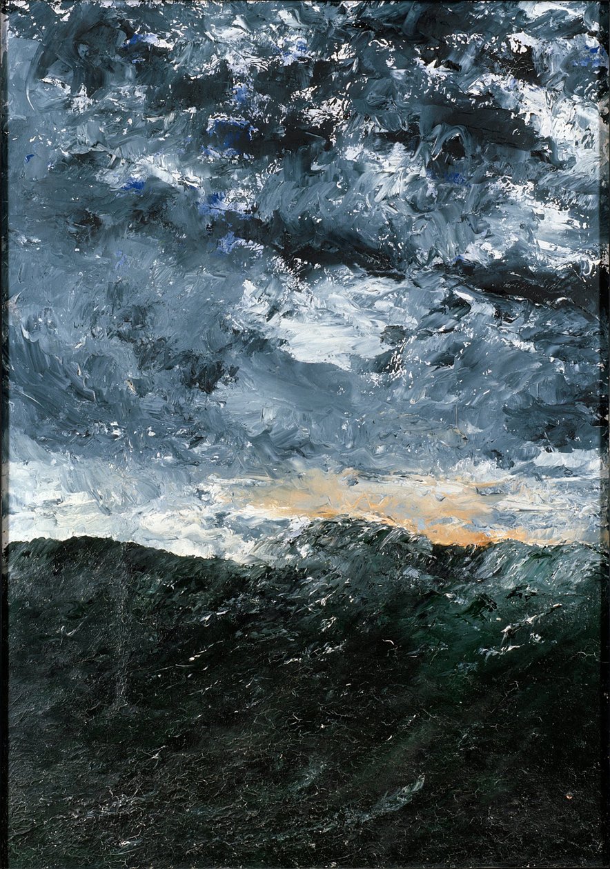 风景、海景Vågen VIII（第八波） 作者 奥古斯特·斯特林堡