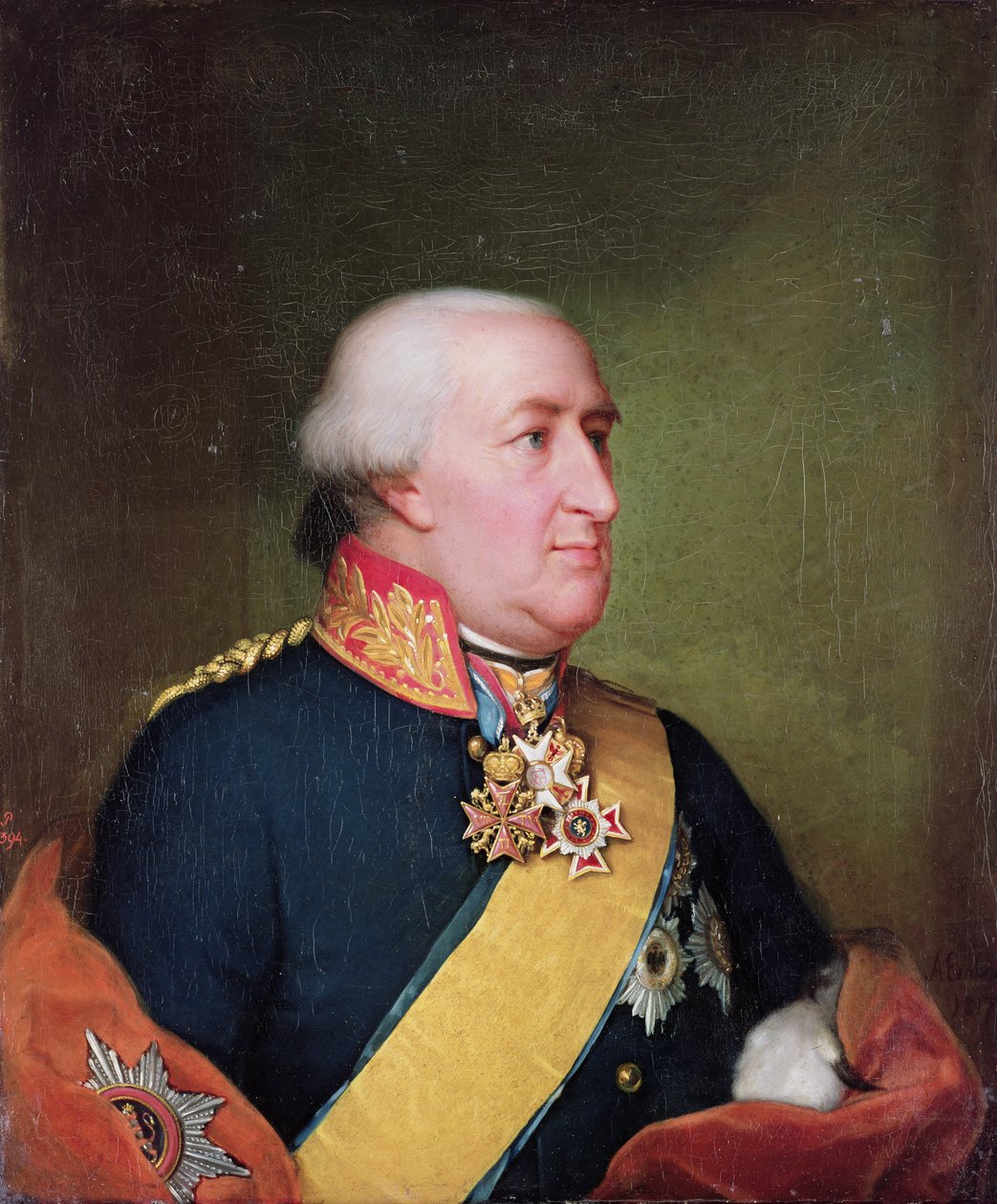 选举人威廉一世（Hesse-Kassel）（1743-1821），1817年 作者 奥古斯特·冯·德·恩伯德