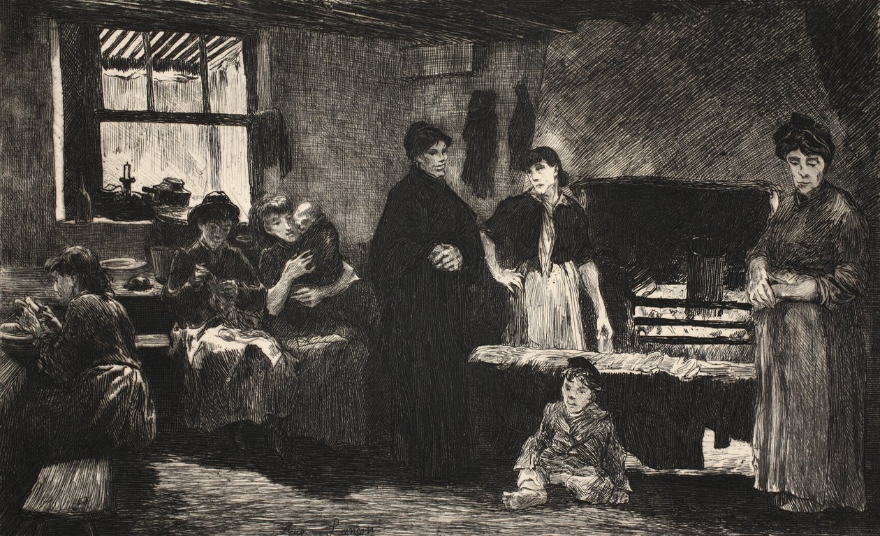 来自&39;The Street in London&39;的插图，酒吧。作者：G。Charpentier et Cie，1884 作者 奥古斯特·安德烈·兰孔