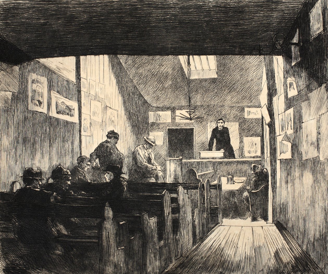 来自&39;The Street in London&39;的插图，酒吧。作者：G。Charpentier et Cie，1884 作者 奥古斯特·安德烈·兰孔