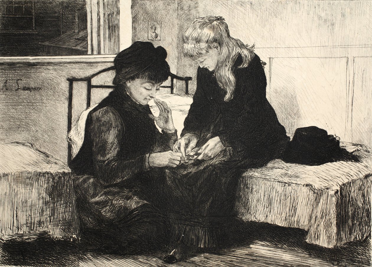 来自&39;The Street in London&39;的插图，酒吧。作者：G。Charpentier et Cie，1884 作者 奥古斯特·安德烈·兰孔