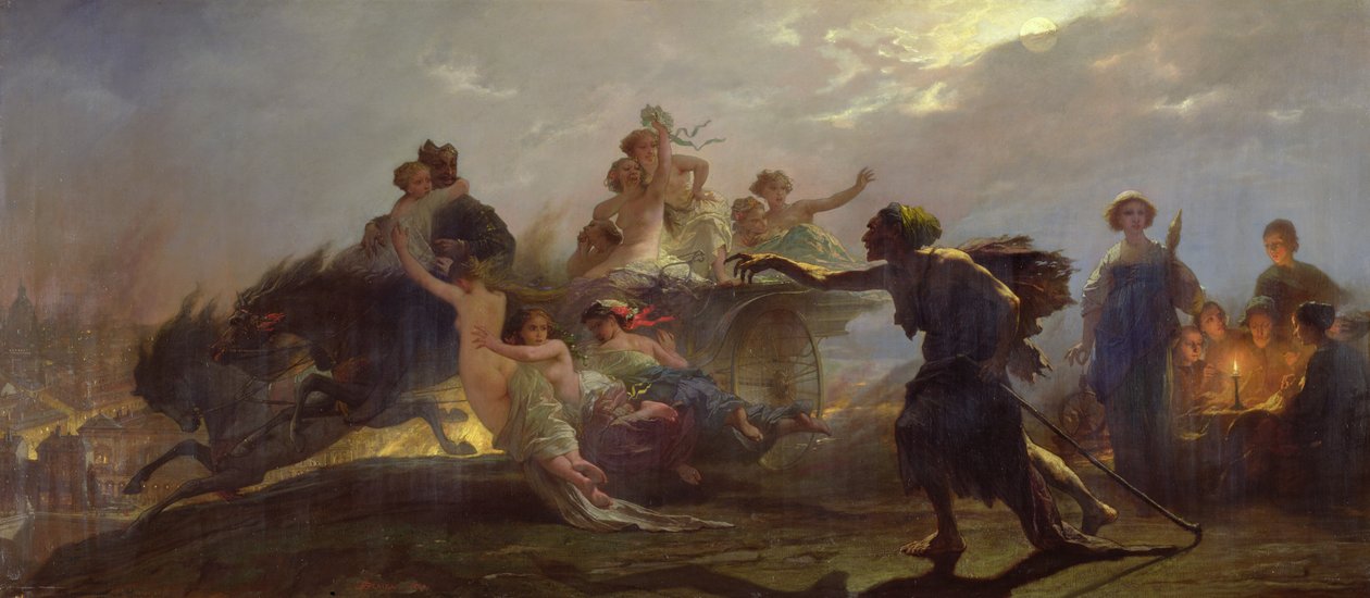 苦难的传播者，1860年 作者 奥古斯特·巴泰勒米（Auguste Barthelemy）Glaize