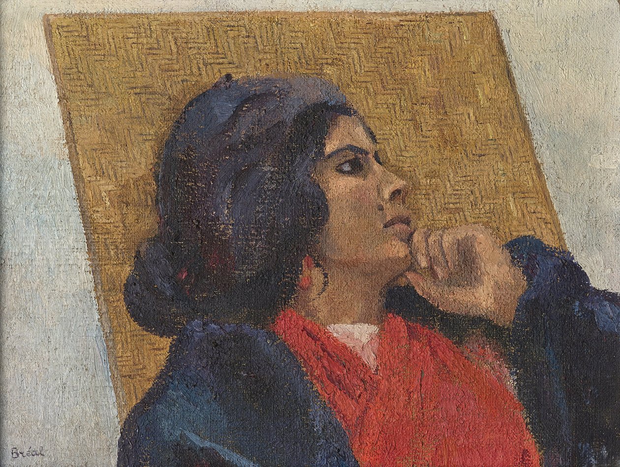 The Sick Gypsy，1910-12 作者 奥古斯特·布雷尔