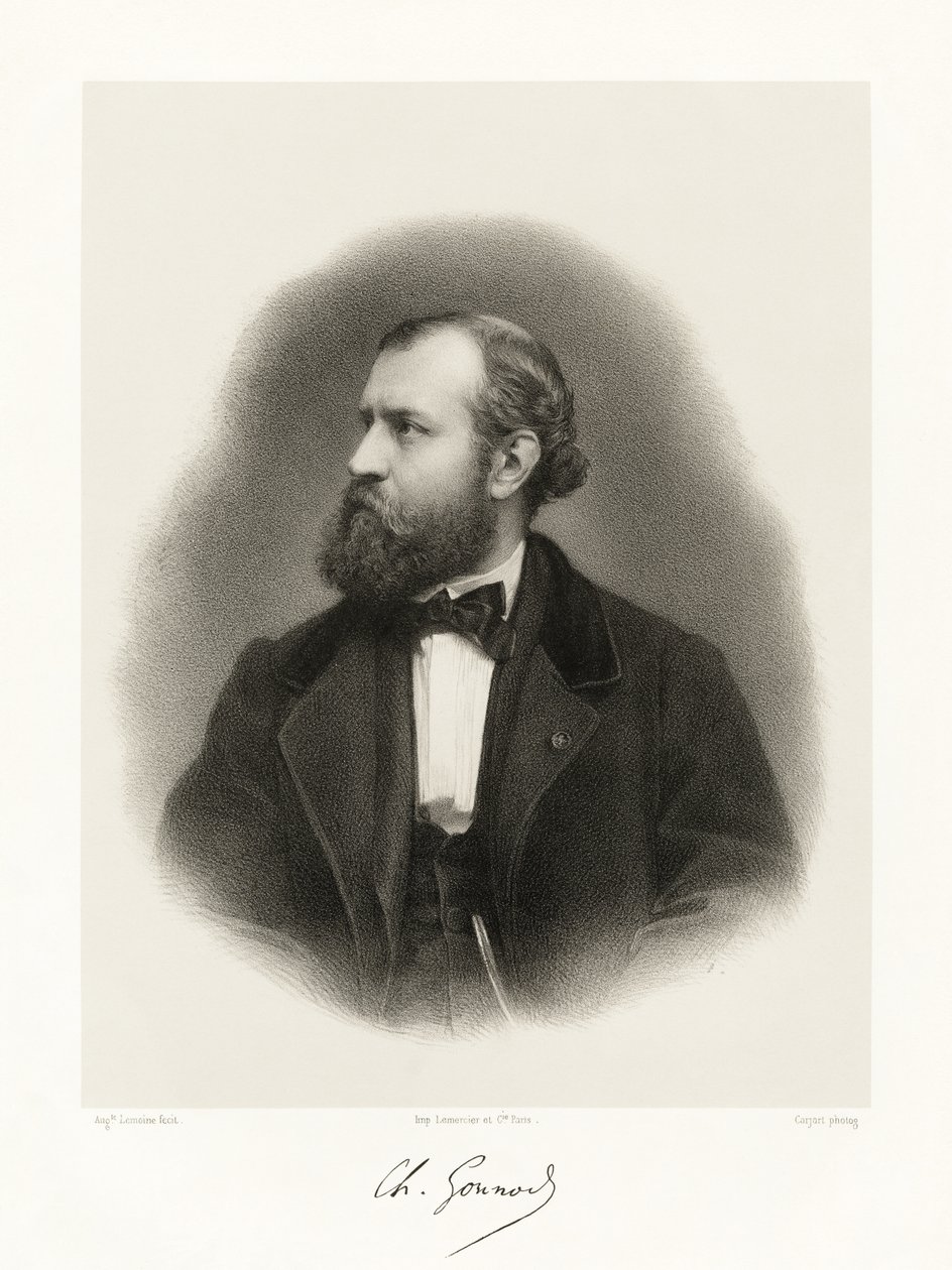 Charles Gounod，1865-66 作者 奥古斯特·查尔斯·勒穆恩