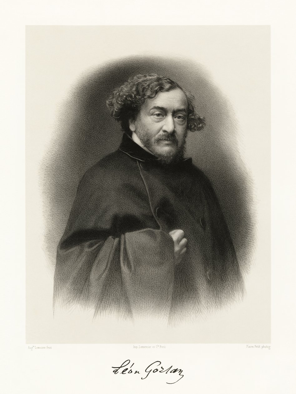 LéonGozlan，1865-66 作者 奥古斯特·查尔斯·勒穆恩