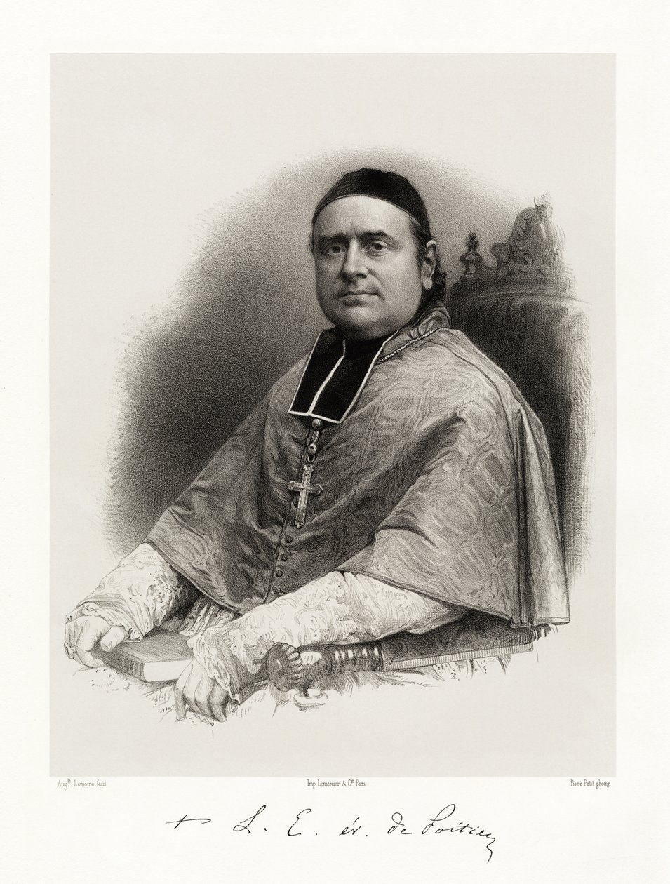 Louis Edouard Pie，1865-66 作者 奥古斯特·查尔斯·勒穆恩