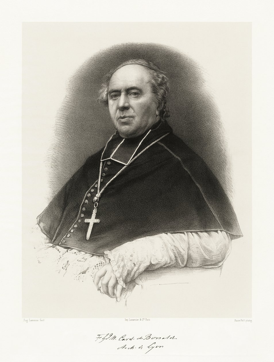 Bonald的Louis Jacques Maurice，1865-66 作者 奥古斯特·查尔斯·勒穆恩