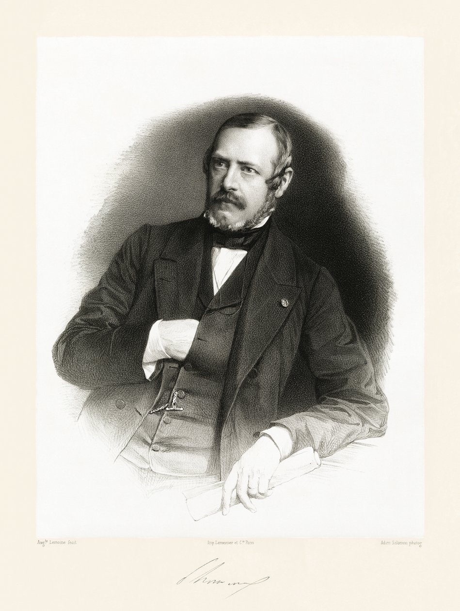 Edouard Antoine de Thouvenel，1865-66 作者 奥古斯特·查尔斯·勒穆恩
