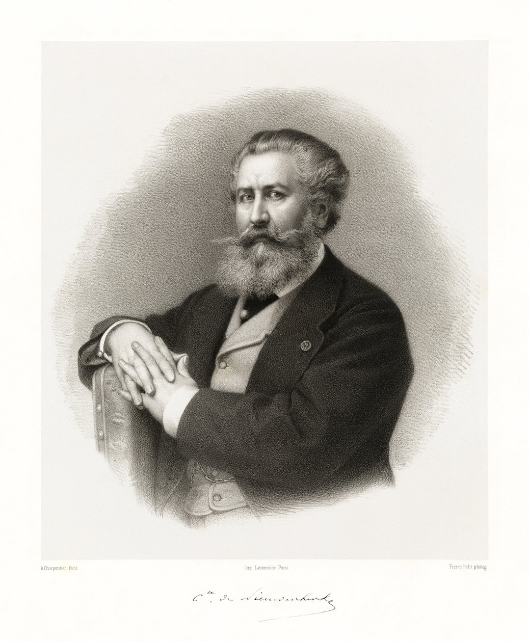 AlfredÉmiliendeNieuwerkerke，1865-66 作者 奥古斯特·夏庞蒂埃