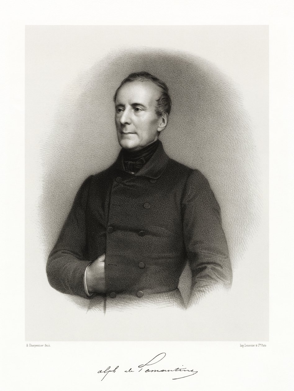 Alphonse de Lamartine，1865-66 作者 奥古斯特·夏庞蒂埃