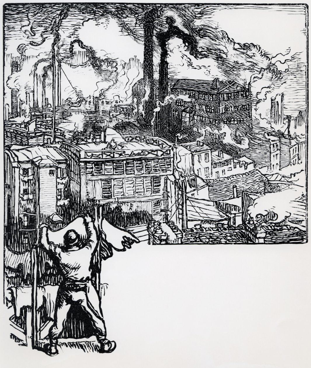 Gobelins Quarter，来自&39;Bievre，Les Goblins，Saint-Severin&39;，由JK Huysmans，巴黎，1901年 作者 奥古斯特·路易斯·勒佩尔