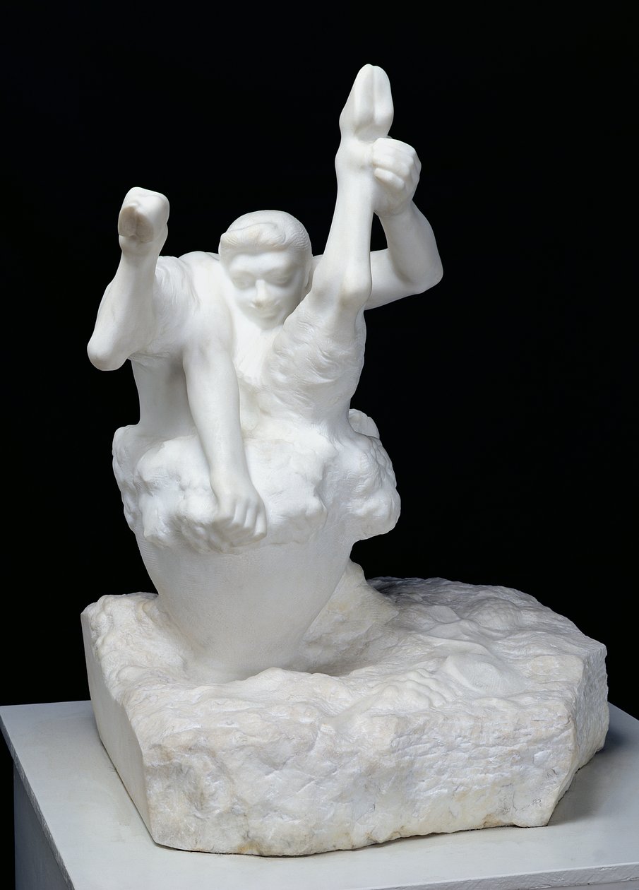带有大桶的酒神，1904年（大理石） 作者 奥古斯特·罗丹（Auguste Rodin）