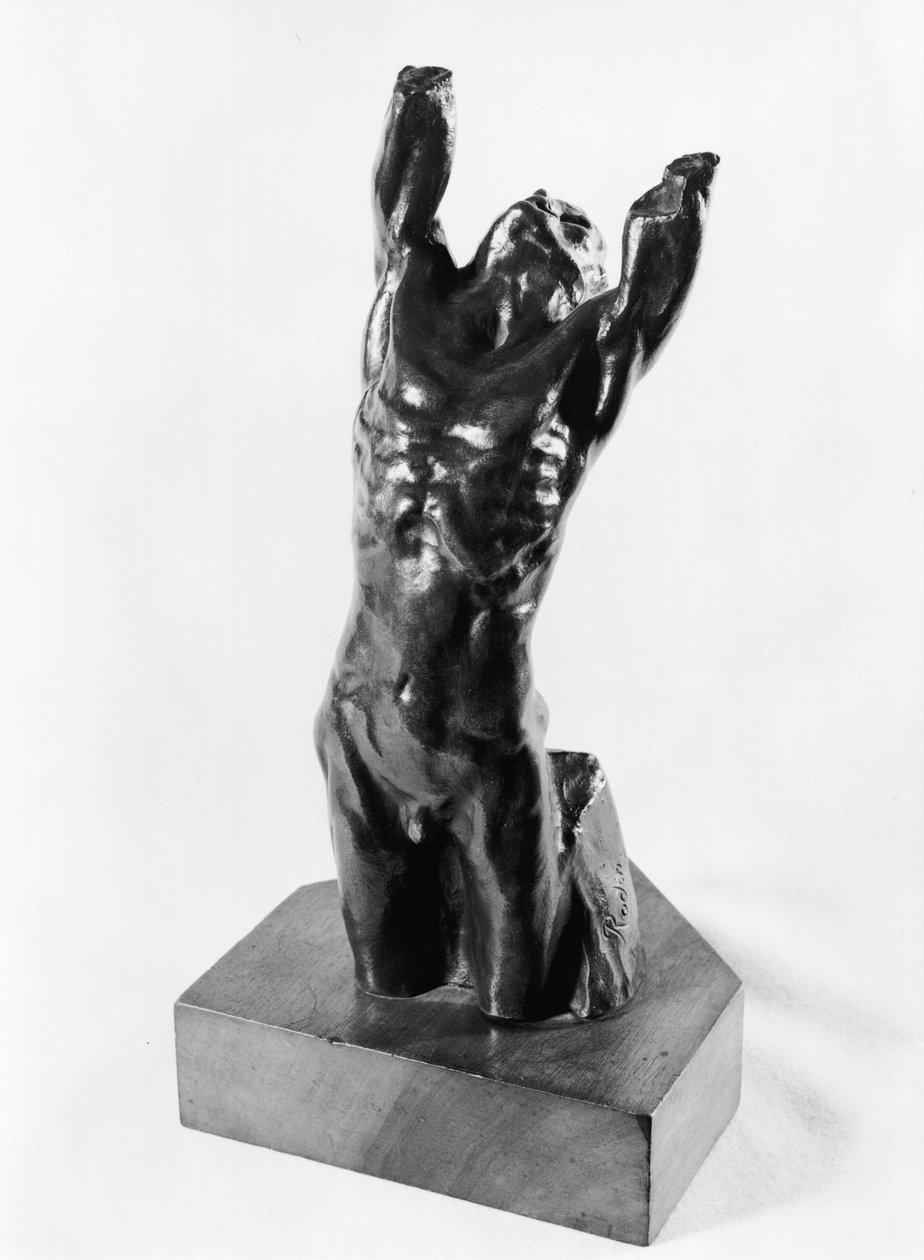 绝望的青少年，或者水仙，1885-90（青铜） 作者 奥古斯特·罗丹（Auguste Rodin）