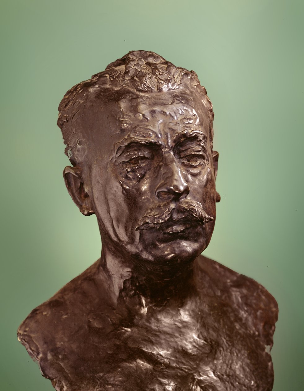 Etienne Clementee，1916年（铜牌） 作者 奥古斯特·罗丹（Auguste Rodin）