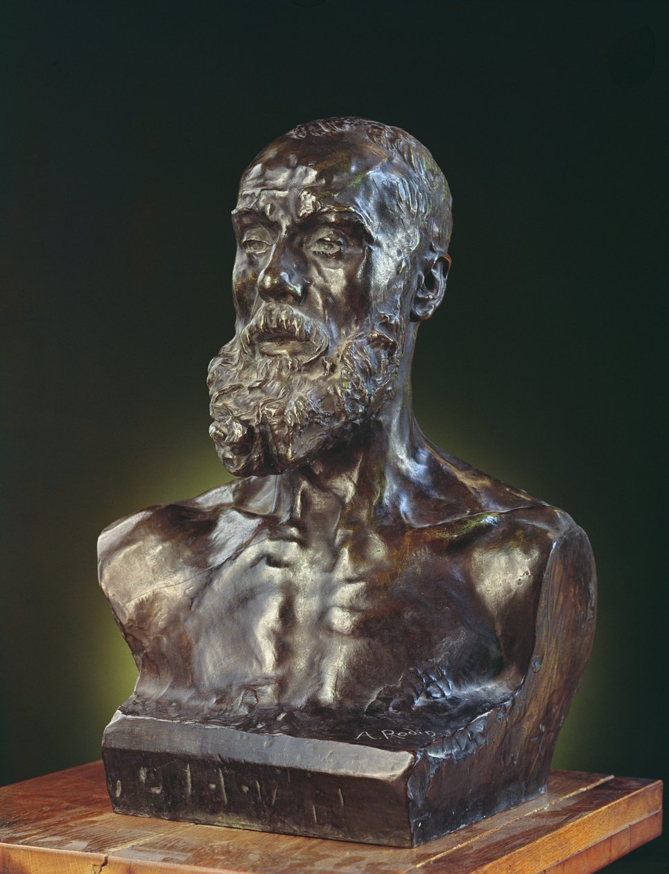 Jean-Paul Laurens，1881年（铜牌） 作者 奥古斯特·罗丹（Auguste Rodin）