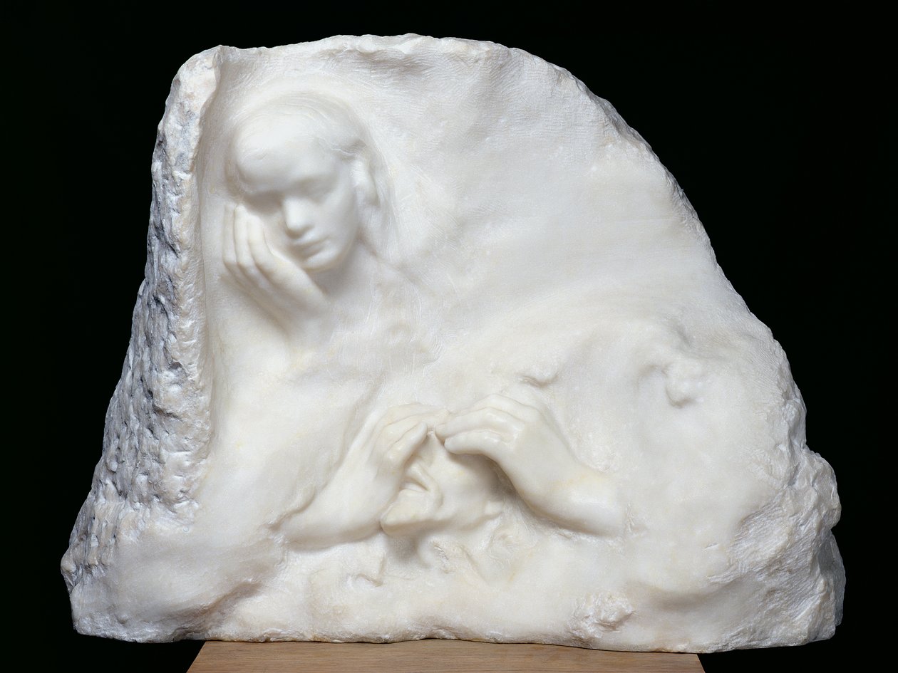 最后的愿景，或1903年的早晨之星（大理石） 作者 奥古斯特·罗丹（Auguste Rodin）