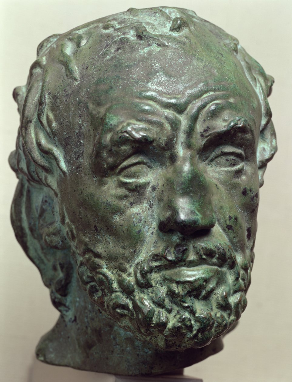 断鼻子的人，1863-64（青铜） 作者 奥古斯特·罗丹（Auguste Rodin）